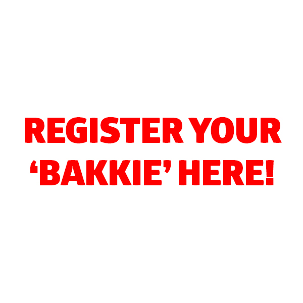 REGISTER YOUR ‘BAKKIE’ HERE!